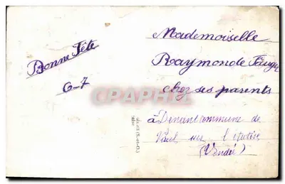 Jeune femme tenant un panier de fleurs — scène de printemps — éditeur 'Agloria' n° 261/4 — Verso