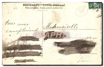 Estação de Deutsch-Avrivcourt — Avricourt-Allemand — Na fronteira franco-alemana — Verso