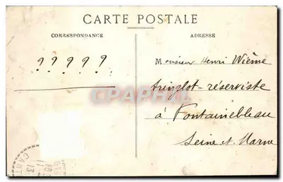 Le Cantal — Le Lliovan (Alt. 1368m) — Entrada do Túnel da Estrada, no inverno — Germaine Mulroux, Givette, edição Aurillac — Verso
