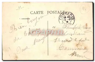 Choisy-le-Roi — O Porto — E.P. — Verso