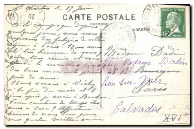 St-Jouin-de-Marnes (Deux-Sèvres) — A Igreja — Carta postal n°2 — Verso