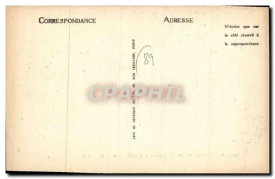 Pierre-Perthuis (Yonne) — La Iglesia y el Puente — ND — Reverso