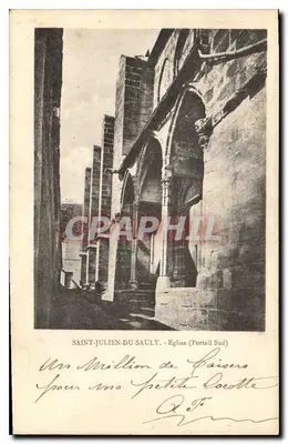 Saint-Julien-du-Sault — Igreja (Portal Sul)