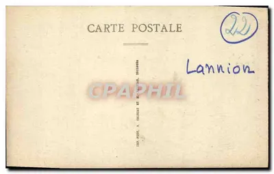 Lannion — Il Convento e la Chiesa di Santa Anna — Ed. riserv. Mlle Piron, Carta — Verso
