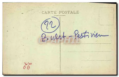 Kaplica w BULAT-PESTIVIEN — Mon. historyczny — (Zbiór E. Hamonic, St-B.) — Rewers
