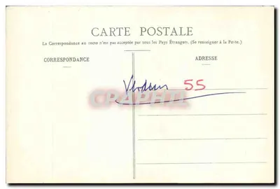 Verdun-sur-Meuse — Katedra — Widok z zewnątrz — Martin & Cie — Rewers