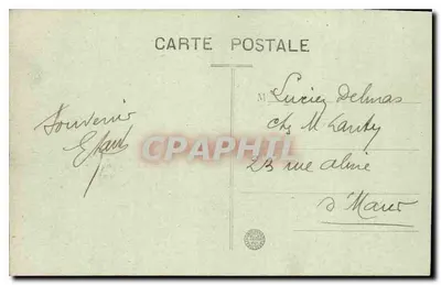 Mortain (Manche) — Dolina Cance — Rochy — wydawca Asteur, nr 4 — Rewers