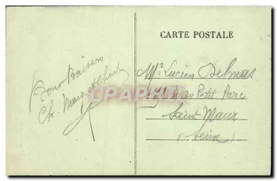 Etretat — Manneporte, Aiguille en Porte d'Avail — uitgever M.D.C.E., n° 168 — Achterkant
