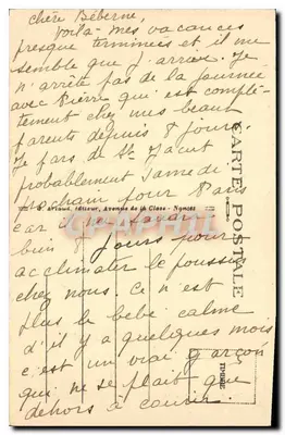 De toren van het oude kasteel — La Vallée de l'Union — Uitgever P. de l'Union, n° 119 — Achterkant