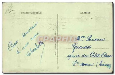 Paris - O Dôme dos Invalides — editor L'Atelier, n° 129 — Verso
