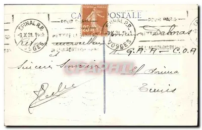 Epinal — Jezioro zamkowe — Wydawca: Courtois & Cie — Rewers