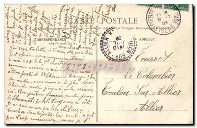 Rodovia da Chartreuse — Um Túnel — J.G., editor, Voiron - 97 — Verso