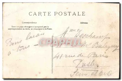 Do Havre — pássaros e cartas postais — Maubla Déposa — Verso