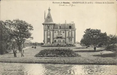 Adainville (S.-et-O.) — Castelo de La Jaunière — Ch. Foucault, Édit., Breux