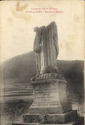 Vale de Celles (Vosges) — Monumento Brignon em Raon-lès-Leau — editor Camille Thomas, Celles-sur-Blance