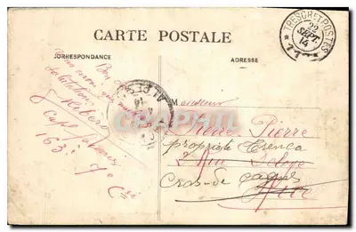 Vale de Celles (Vosges) — Monumento Brignon em Raon-lès-Leau — editor Camille Thomas, Celles-sur-Blance — Verso