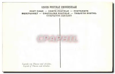 Scuola Italiana — Storia di Teseo e Arianna — Museo di Longchamp, Marsiglia — Verso