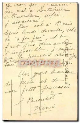 Laval — Algemene uitzicht richting het Viaduct — Uitgever G. Artaud, n° 128 — Achterkant