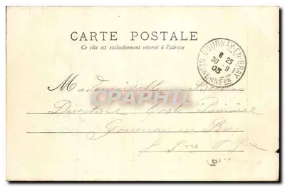 Palácio de Compiègne — Vista da praça — Editor não identificado — Verso