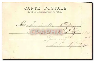 Compiègne — Widok na Beaux-Monts — wydawca nieznany, numer serii nieodczytelny — Rewers