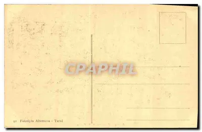 Rzym — Chiostro di S. Paolo — kolumnada z zakręconych kolumn — Fototipia Alterocca - Terni — Rewers