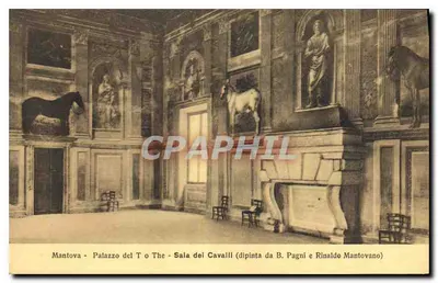 Mantua - Palazzo del T o The - Sala dei Cavalli (pintada por B. Pagni e Rinaldo Mantovano)