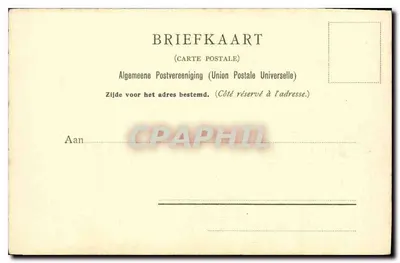 Widok Dordrecht — Albert Cuyp — wydawca Abrahamson & Van Straaten, Amsterdam, nr 1113 — Rewers