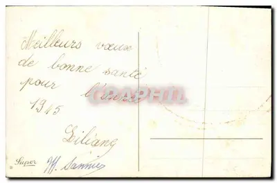 Zamieczony wioska — Noc Bożego Narodzenia — M. Vivier — Rewers