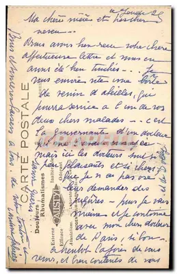 CABAT - Un soir d'Automne — Musée du Louvre, Paris — n° 310 LL — Verso