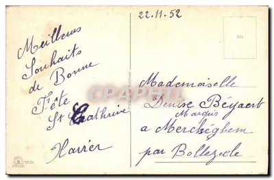 Arranjo de rosas e violetas — editor não visível — Verso