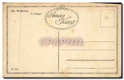 जंगल के अवशेष - शीतकालीन दृश्य - जी. फ़िएबिगर, अमाग कुंस्ट, संख्या 202 — पीछे