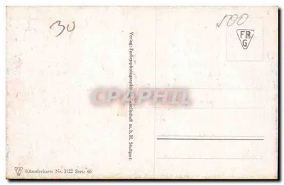 Castelo de montanha — vista pitoresca — Künstlerkarte Nr. 3122, Série 66, Verlag Farbenphotographie Gesellschaft m.b.H., Stuttgart — Verso