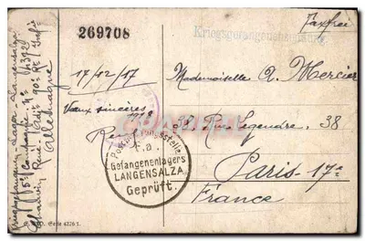 Bouquet de roses — malowanie — wydawca nieznany, seria 4276.1 — Rewers