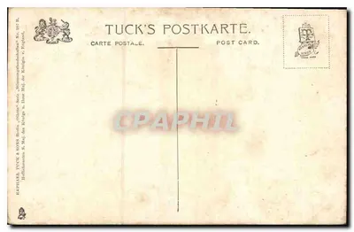 Paisagem com casa — obra de L.v. Songer, Mecklenburg — editor Tuck & Sons, Berlim — Verso
