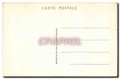 Monte Branco — Cruz de montanha — BRAUN & Cie, Imp. Milhouse-Dornach — Verso
