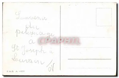 Święta Teresja z Lisieux — Święta Teresja z Lisieux — E.H.B. A. 4202 — Rewers