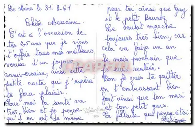 Arranjo de rosas — Aniversário — Impressora Francesa 1804 — Verso
