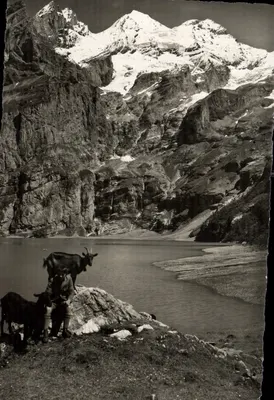 Lago Oeschinensee com Bifümlisalp — Fot. Wandlhub, Kandersteg