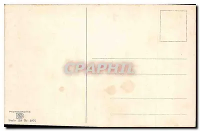 Árvore majestosa em uma floresta de outono — Fotoquímica — Série 158 Nr. 2876 — Verso