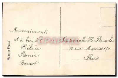 Duas jovens com flores — Regina, n°189 — Verso
