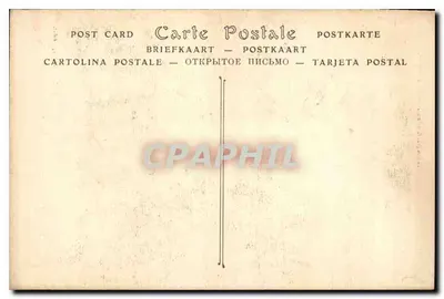 Cabeza egipcia en mármol — época saítica — J.-E. Bulloz, editor — Reverso