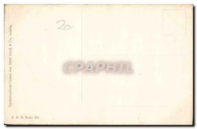Pejzaż z borkami — wydanie z Lipska — seria 451 — Rewers
