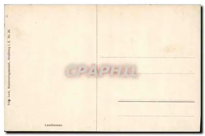 Jezioro Lauchensee — zapora i las jesienny — Felz & Lüb, Lauchensee, Nr. 29 — Rewers