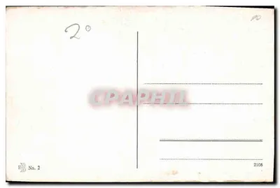 Pola bryzy i drzewa — widok z wsi — Nr 2105 — Rewers
