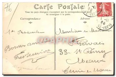 Organy w kościele Notre-Dame — Monsecour — Republika Francuska, N° 1002 — Rewers