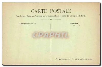Retrato da Sra. de Sévigné — G. Bouchet, editora, 7e, Bd de l'Hôpital, Paris — Verso