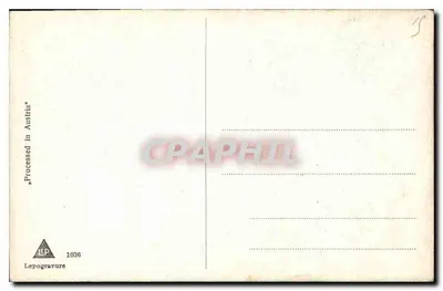 Bosboom in bloei — landelijke landschap — Lepogravure, n° 1036 — Achterkant