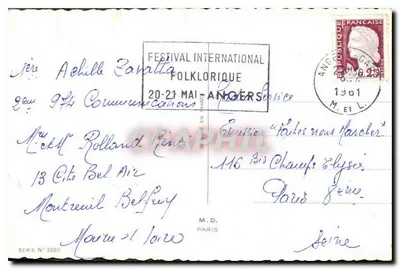 Pansées — dwie wersje — seria n°3260 — Rewers