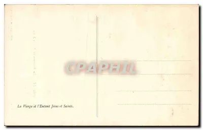 Signorelli — A Virgem com o Filho e Santos — Pinacoteca di Brera — Verso