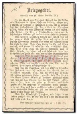 Krucyfiksję Jezusa — Saarburg — wydanie anonimowe — Rewers